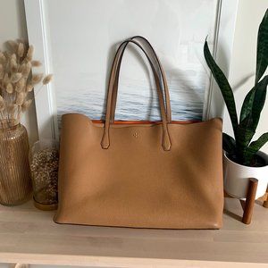 Tory Burch Tote Bag Tan Leather